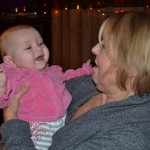 Estelle with her great grandma Lucille