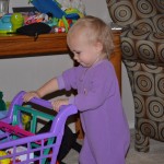 Grace and her shopping cart